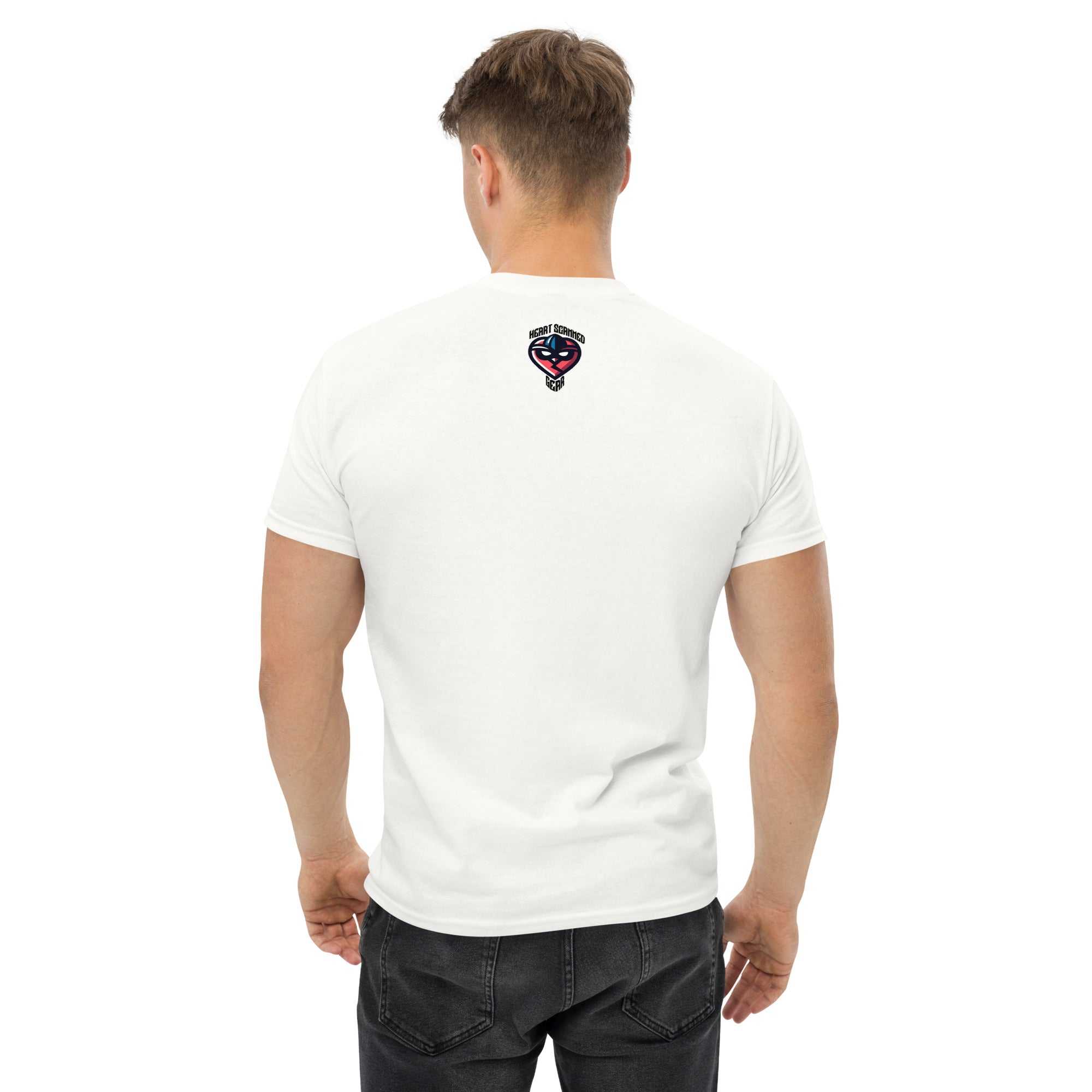 edges, heart Scammed Logo Unisex classic tee edges T-shirt cotton.....