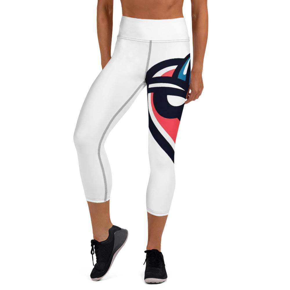 Yoga Capri Leggings –Move Through the Pain Comfort Style yoga leggings