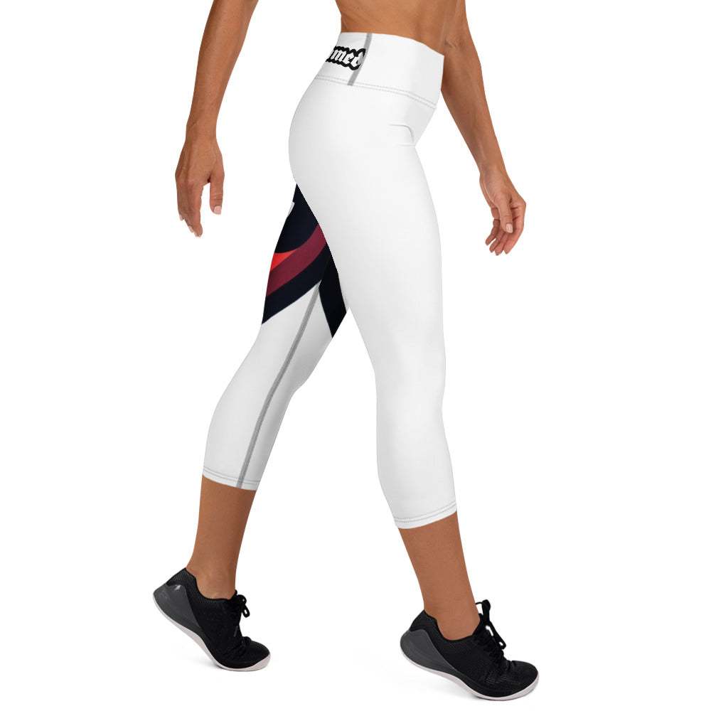Yoga Capri Leggings –Move Through the Pain Comfort Style yoga leggings