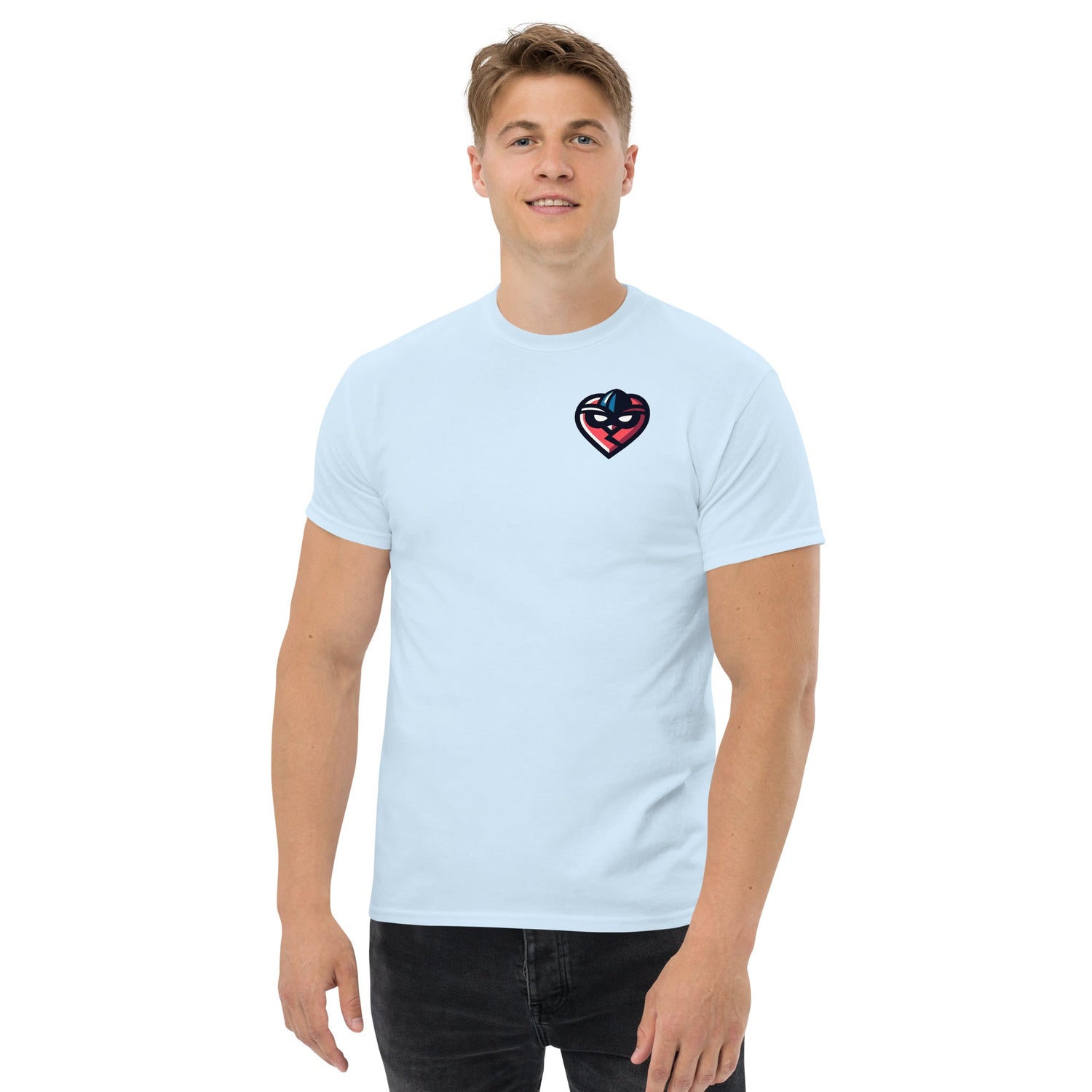 edges, heart Scammed Logo Unisex classic tee edges T-shirt cotton.....
