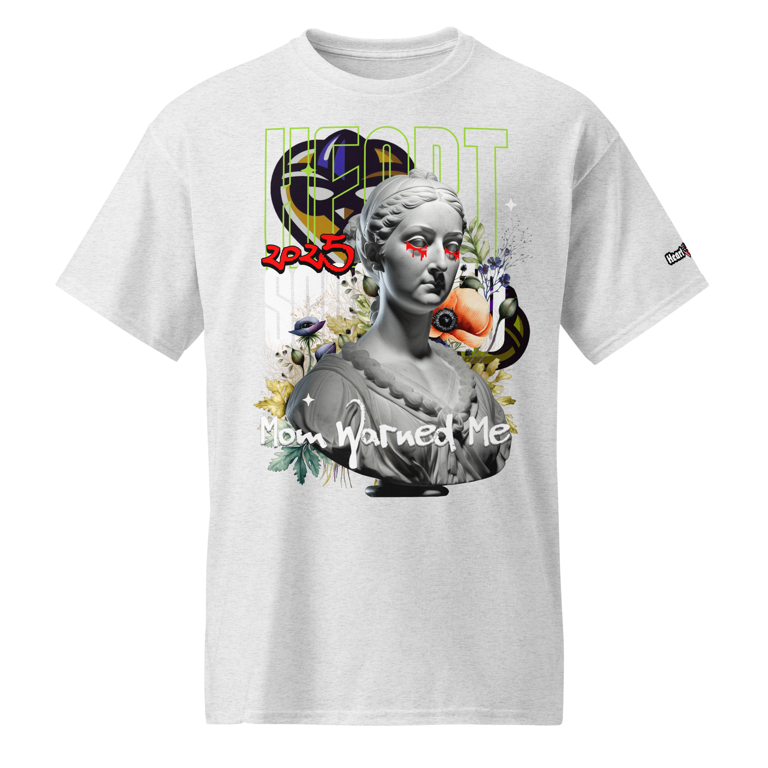 DryBlend® T-Shirt – Mom Warned Me Fashion Graphic Tee DryBlend T-Shirt