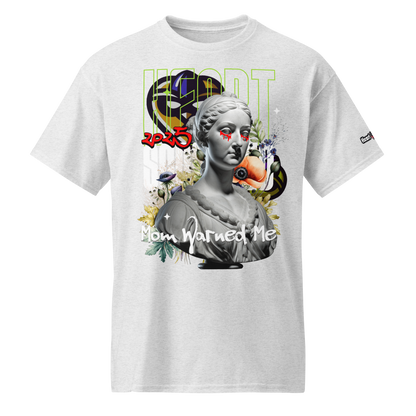 DryBlend® T-Shirt – Mom Warned Me Fashion Graphic Tee DryBlend T-Shirt