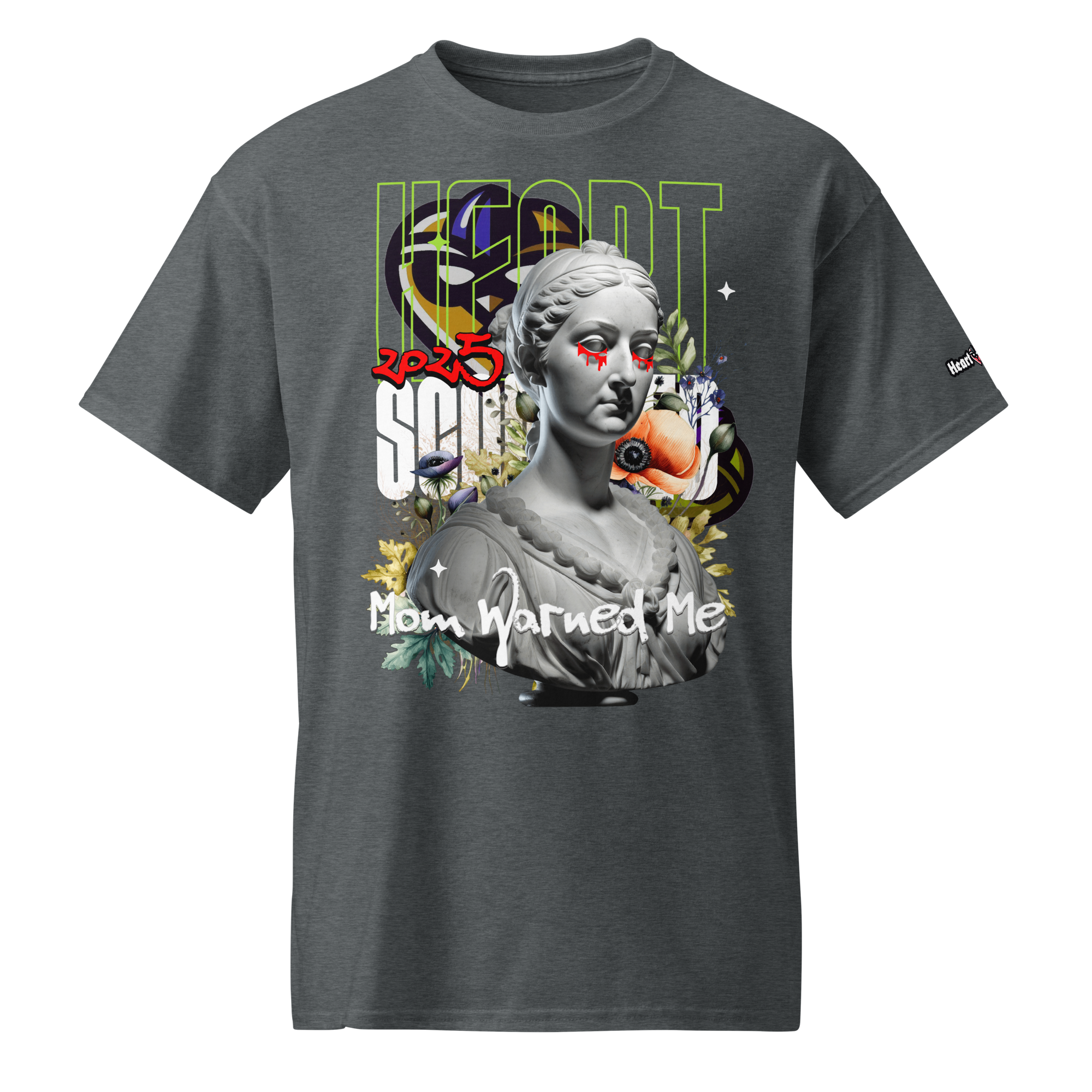 DryBlend® T-Shirt – Mom Warned Me Fashion Graphic Tee DryBlend T-Shirt