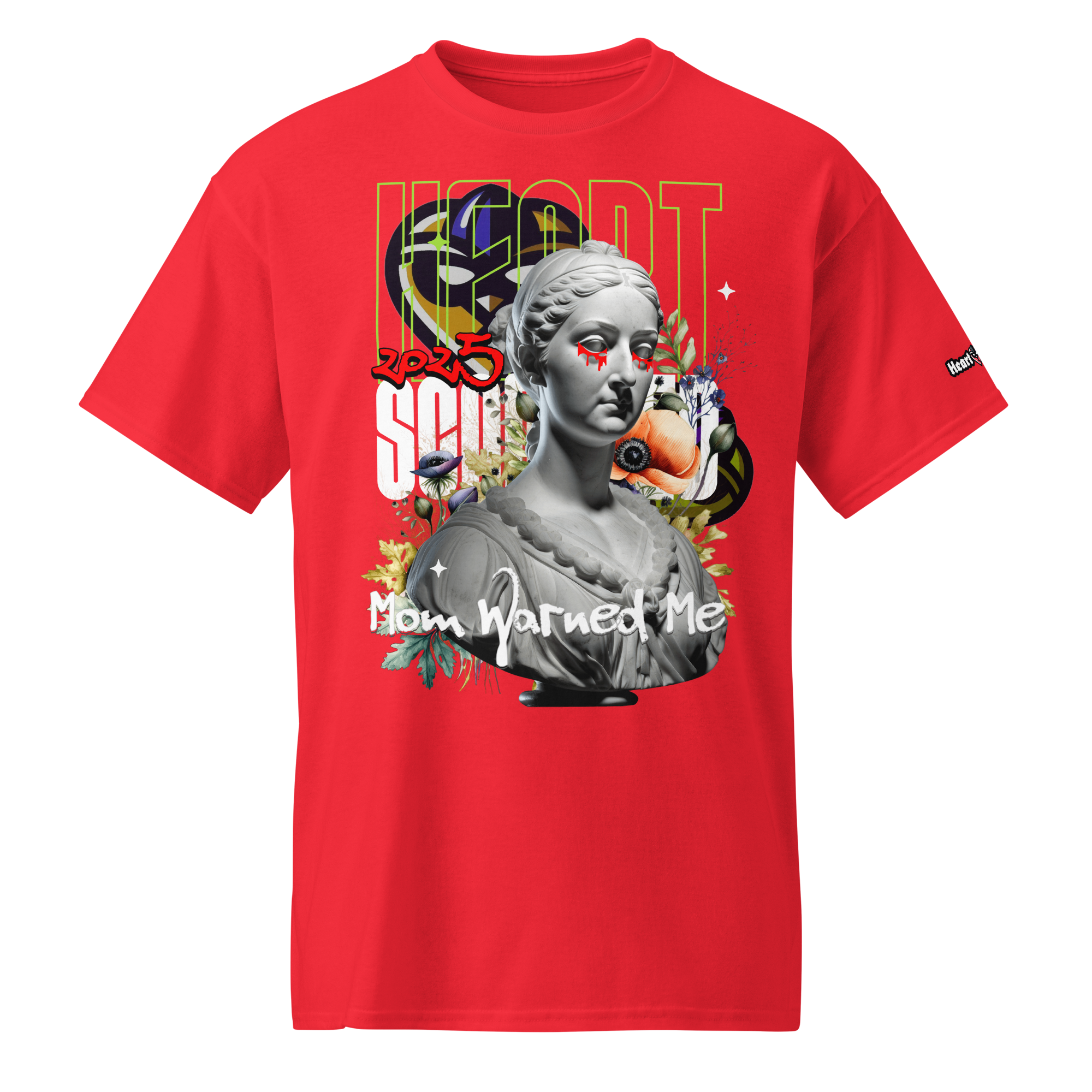 DryBlend® T-Shirt – Mom Warned Me Fashion Graphic Tee DryBlend T-Shirt