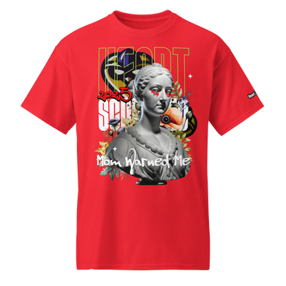 DryBlend® T-Shirt – Mom Warned Me Fashion Graphic Tee DryBlend T-Shirt